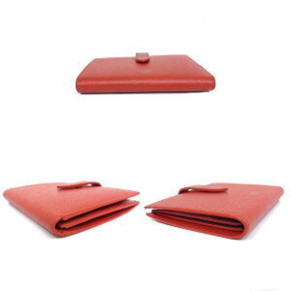 Celine Wallet Multi Function Wallet Hook Eye Leat… - image 5